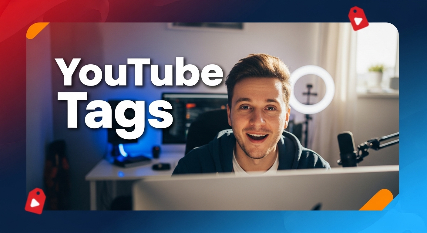 AI YouTube Tags Generator - Professional content creator using GoThumbnails AI tool to generate viral YouTube tags for video optimization and ranking
